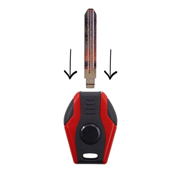 KeyDiy KD Blank Key Blade MFK Transponder Head Red