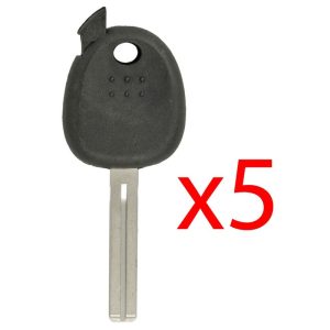 KK10 Non-Transponder Key Shell for Hyundai, Kia – 5 PACK Aftermarket