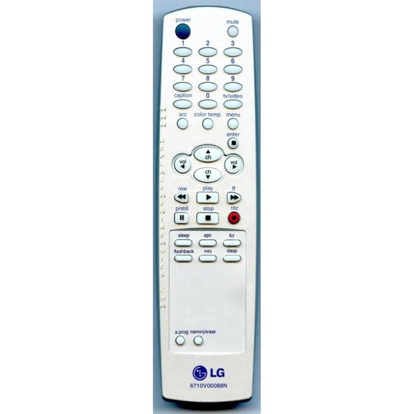 LG 6710V00088N VCR Remote Control