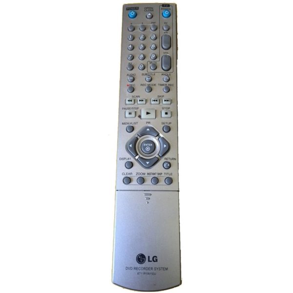 LG 6711R1N168C DVDR Remote Control
