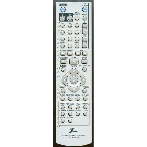 LG 6711R1N211C DVDR Remote Control