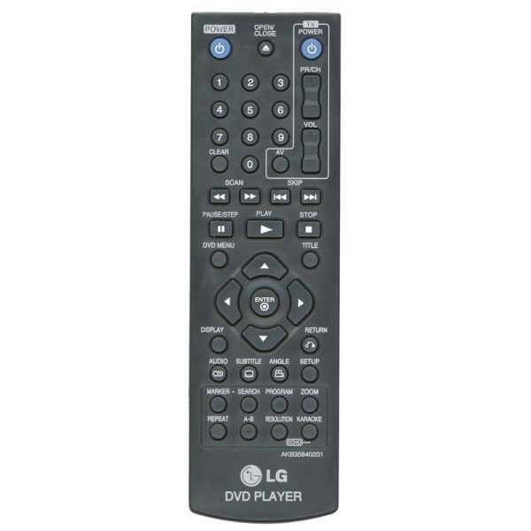 LG AKB35840201 DVD Remote Control