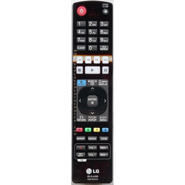 LG AKB72975301 Blu-ray Remote Control