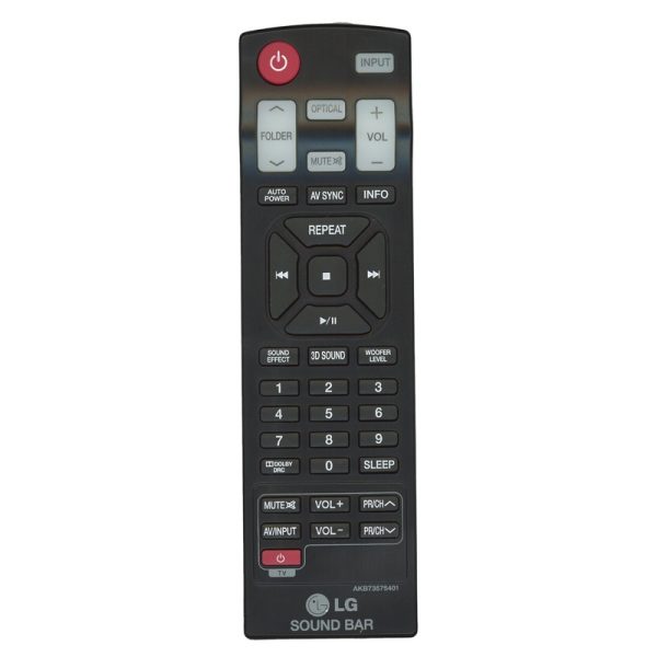 LG AKB73575401 Sound Bar Remote Control – AKB73575401