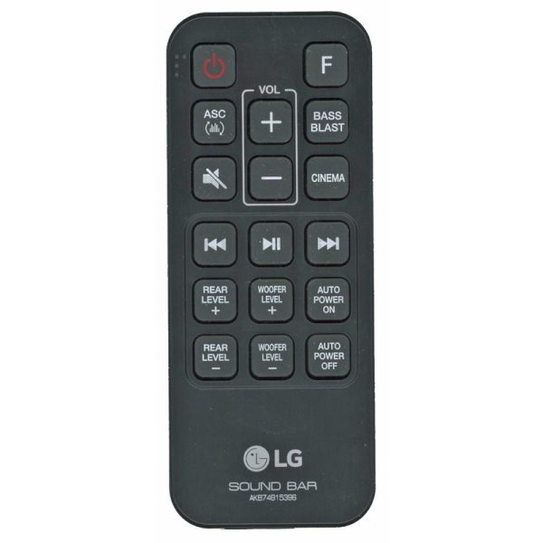 LG AKB74815396 Sound Bar Remote Control
