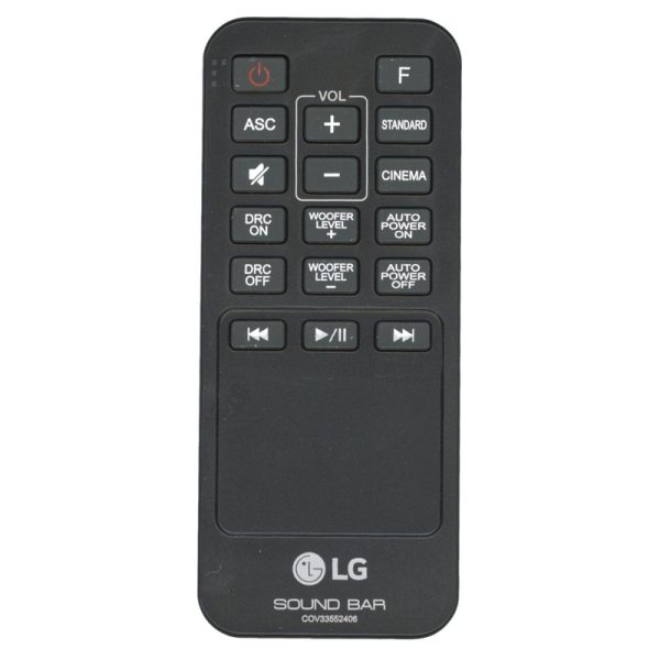 LG COV33552406 Sound Bar Remote Control