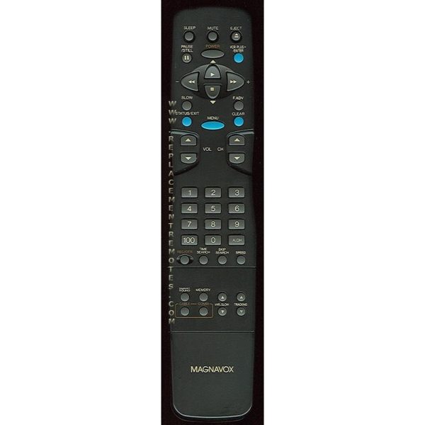 Magnavox 483521837184 VCR Remote Control