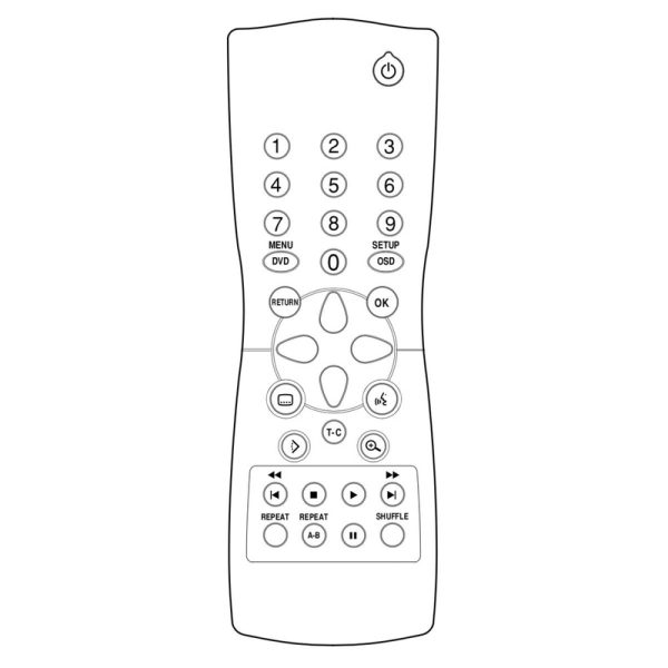 Marantz QT22885500 DVD Remote Control