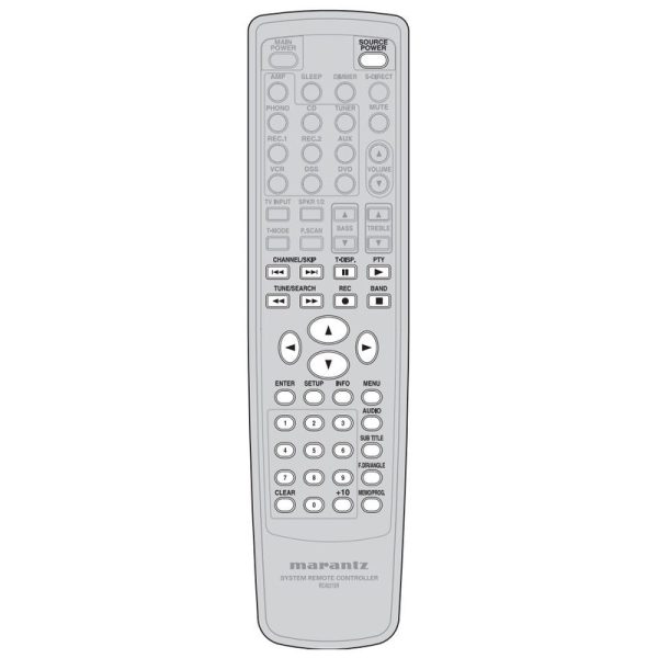 Marantz RC4021SR Receiver Remote Control
