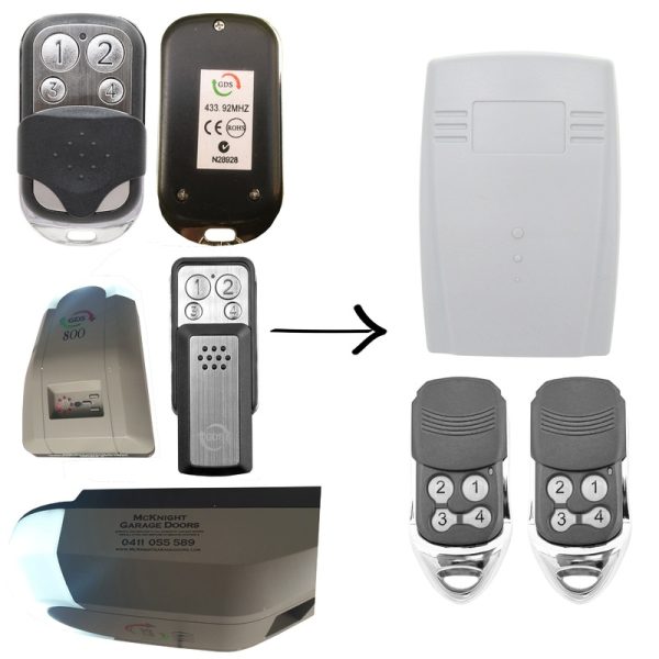 McKnight GDS800/GDS1000 Garage/Gate Upgrade Receiver Kit