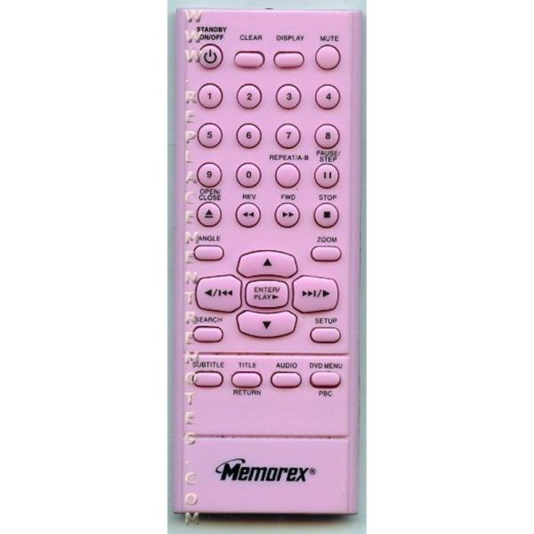 Memorex MVD2040FLR DVD Remote Control