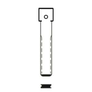 MFK/Transponder/Chip Key Blade to suit Citroen/Peugeot HU83