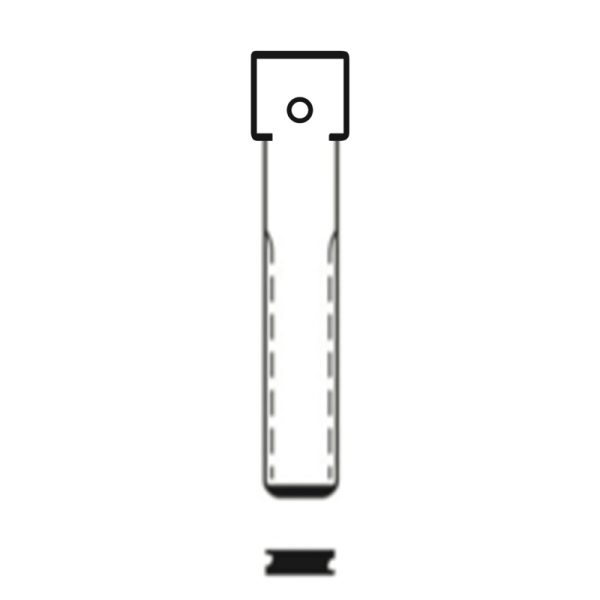 MFK/Transponder/Chip Key Blade to suit Citroen/Peugeot HU83