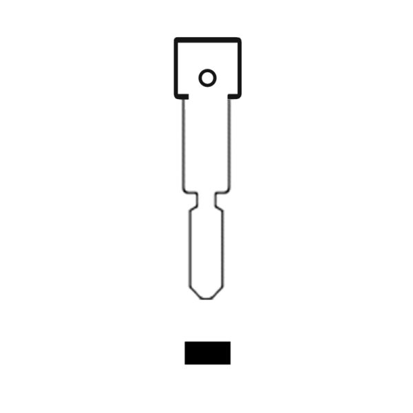 MFK/Transponder/Chip Key Blade to suit Citroen/Peugeot NE78