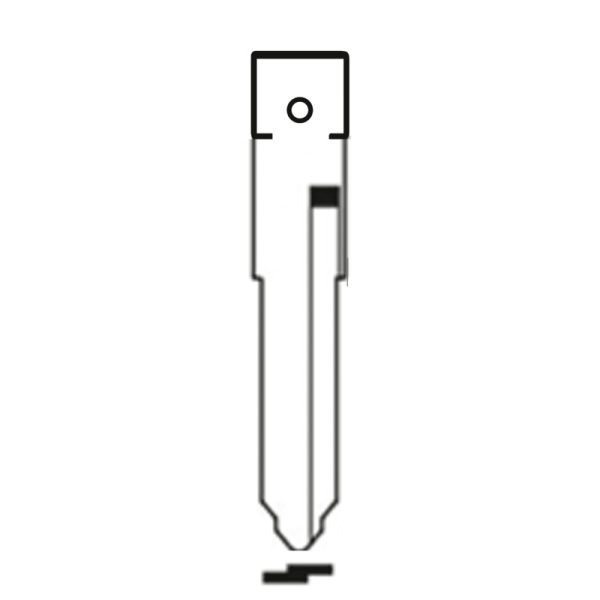 MFK/Transponder/Chip Key Blade to suit Ducati KW17