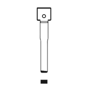 MFK/Transponder/Chip Key Blade to suit Ford HU101