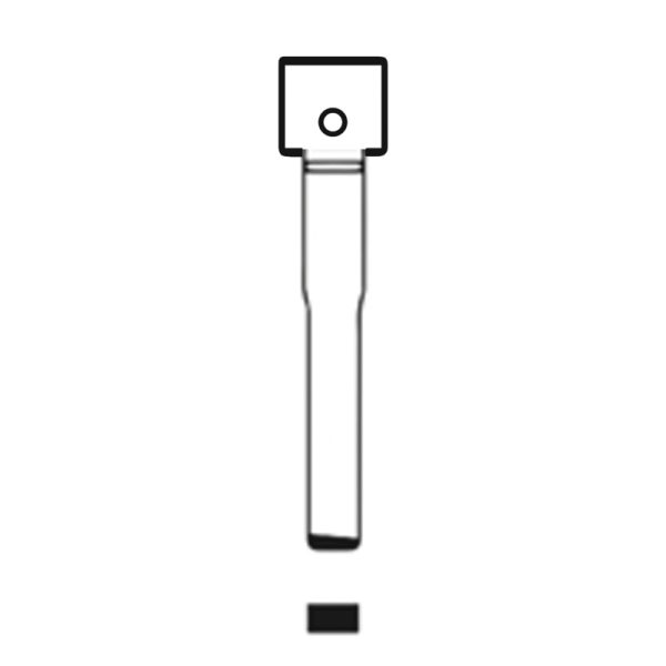 MFK/Transponder/Chip Key Blade to suit Ford HU101