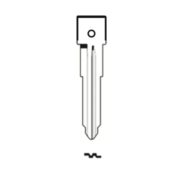 MFK/Transponder/Chip Key Blade to suit Mazda MAZ13
