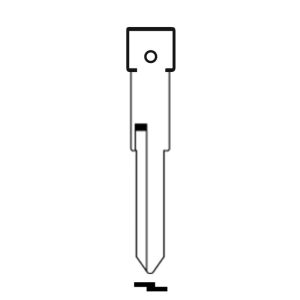 MFK/Transponder/Chip Key Blade to suit Mercedes-Benz HU72R