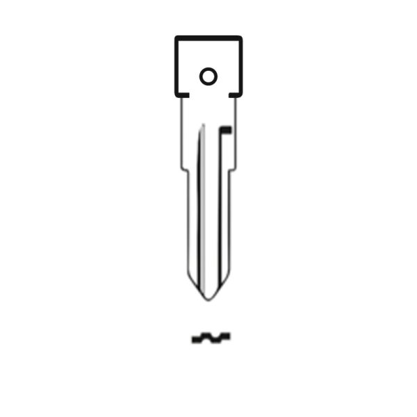 MFK/Transponder/Chip Key Blade to suit Opel/GM HU46