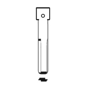 MFK/Transponder/Chip Key Blade to suit Opel HU43