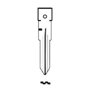 MFK/Transponder/Chip Key Blade to suit Opel YM28