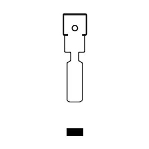 MFK/Transponder/Chip Key Blade to suit Scania HU71