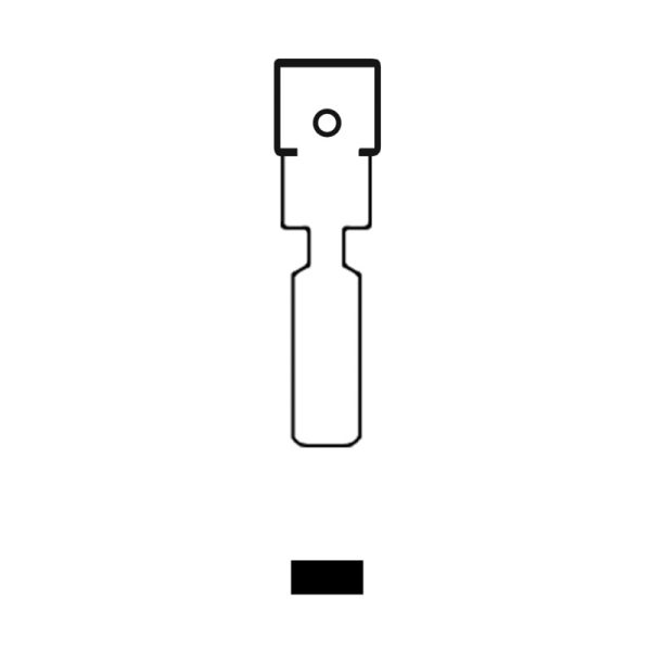 MFK/Transponder/Chip Key Blade to suit Scania HU71