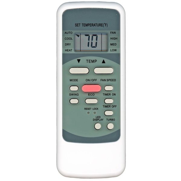 Midea RG51F/EU1 Premium Mini Split Air Conditioner Remote Control – 17317000001294