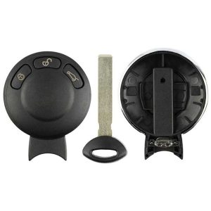 Mini Cooper Smart Remote Replacement Case with Emergency Key by Car & Truck Remotes