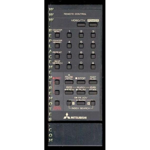 Mitsubishi 939P171A2 VCR Remote Control
