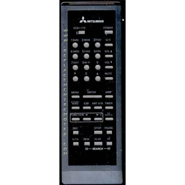 Mitsubishi 939P190A3 VCR Remote Control