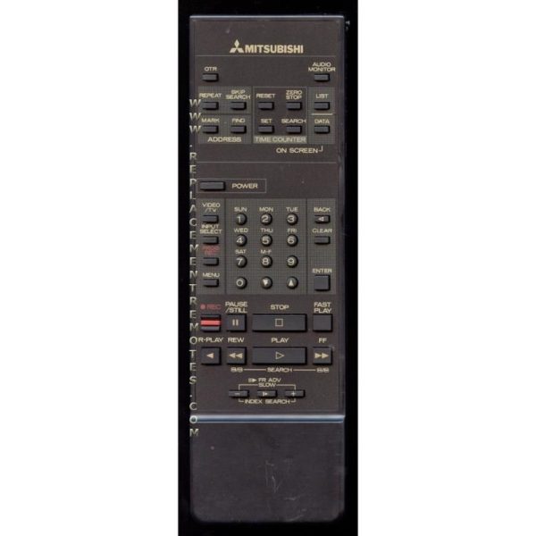 Mitsubishi 939P260A2 VCR Remote Control