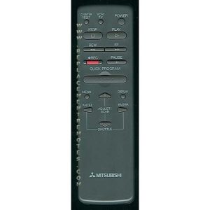 Mitsubishi 939P4754B1 VCR Remote Control