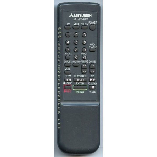Mitsubishi 939P630A1 VCR Remote Control