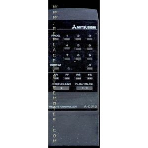 Mitsubishi AC212 VCR Remote Control