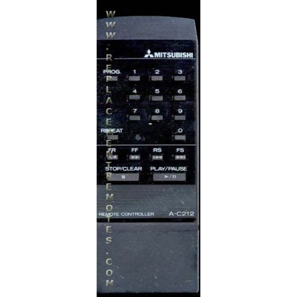 Mitsubishi AC212 VCR Remote Control