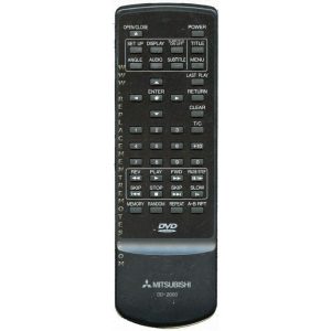 Mitsubishi DD2000 DVD Remote Control