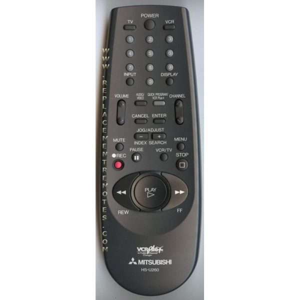 Mitsubishi HSU260 VCR Remote Control
