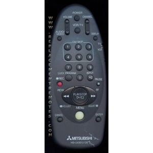 Mitsubishi HSU430/U130 VCR Remote Control