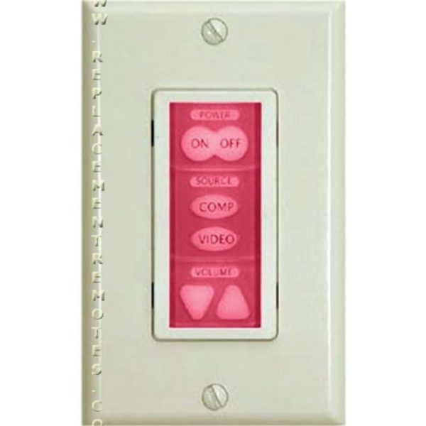 Mitsubishi PXEDCMR RED Projector Remote Control