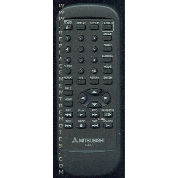 Mitsubishi RMD1 DVD Remote Control