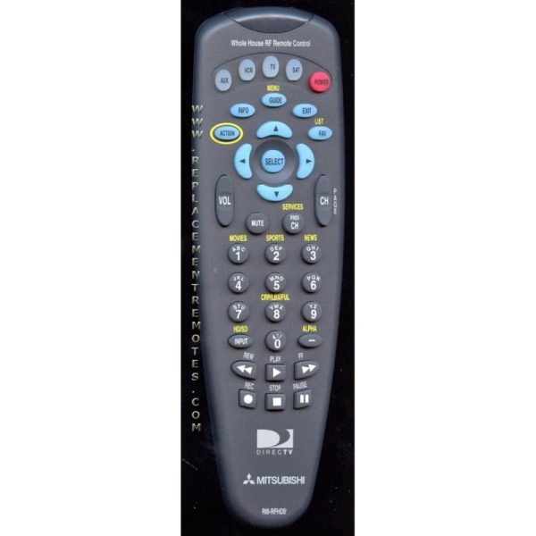 Mitsubishi RMRFHD5 Satellite Remote Control