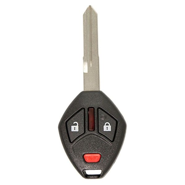 Mitsubishi “straight blade” 3 Button Remote Head Key – Ilco brand