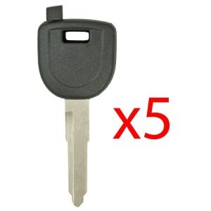 MZ34 Transponder Key Shell for Mazda – 5 PACK Aftermarket