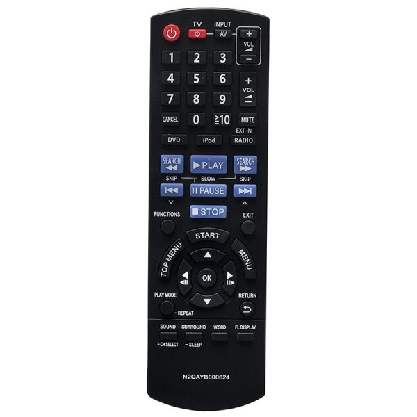N2QAYB000624 Remote Control Replacement for Panasonic Home Theater System
