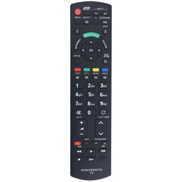 N2QAYB000752 Remote Control Replacement for Panasonic LED LCD 3D TV