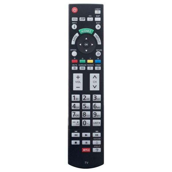 N2QAYB000862 Remote Replacement For Panasonic TV TC-P60ZT60