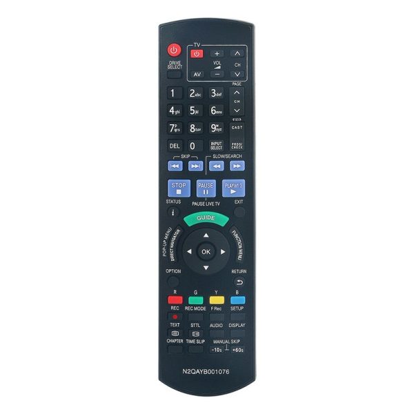 N2QAYB001076 Remote Replacement For Panasonic DVD Recorder