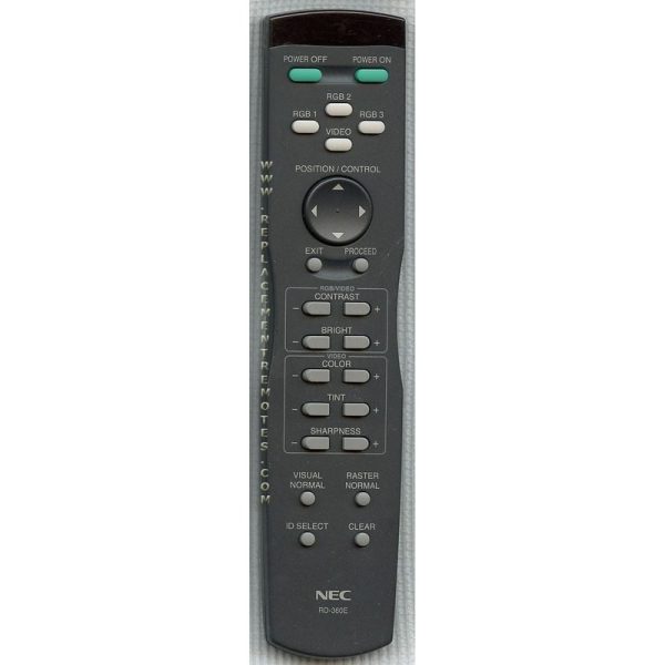 NEC RD360E Projector Remote Control